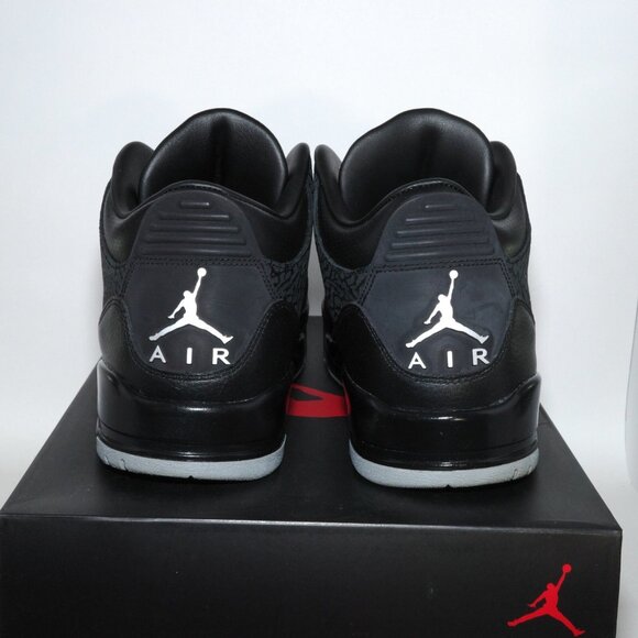 2011 Air Jordan 3 Retro Black FLIP 315767-001 Elephant Print US 11 Worn Once - Picture 5 of 16